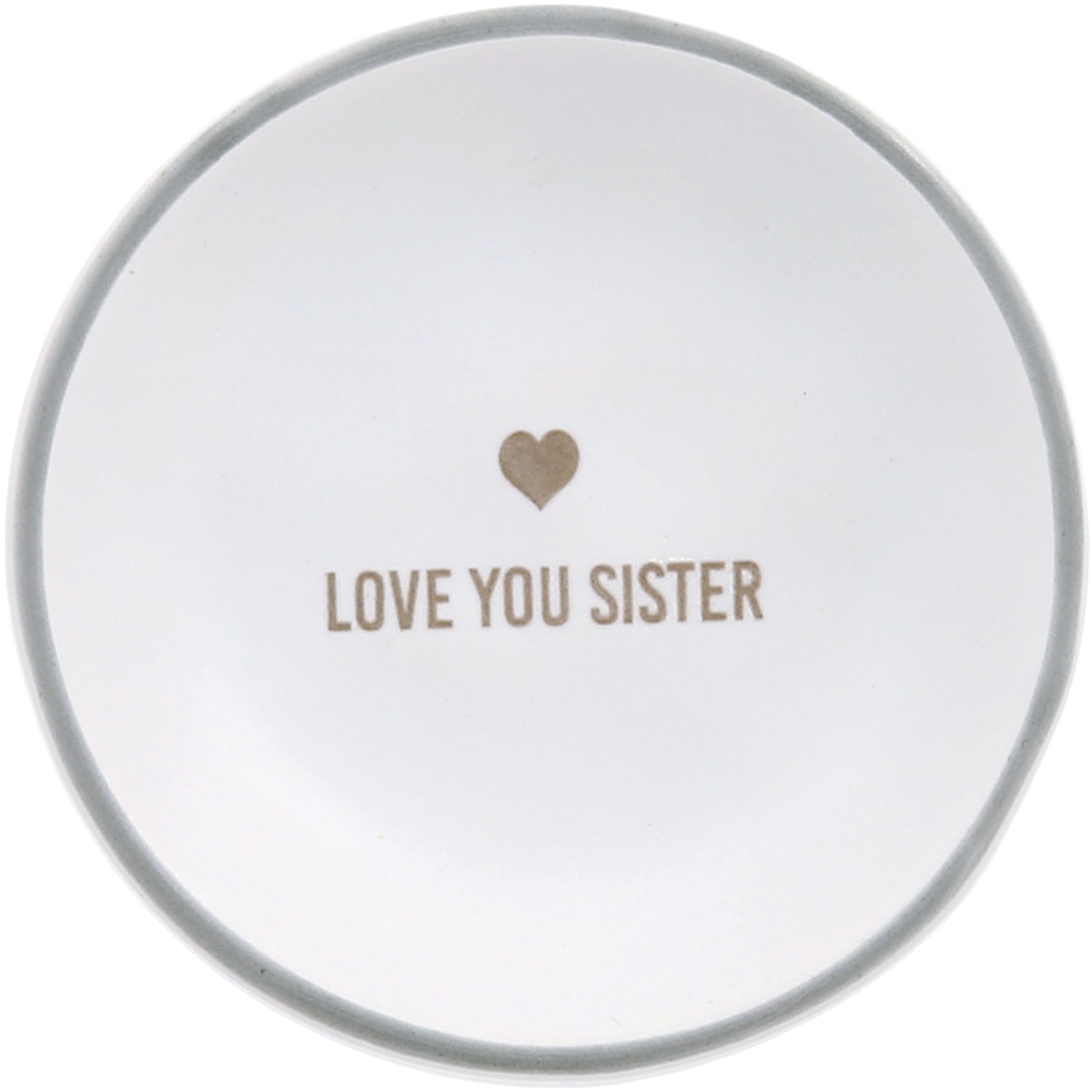 Love You Sister Trinket Dish