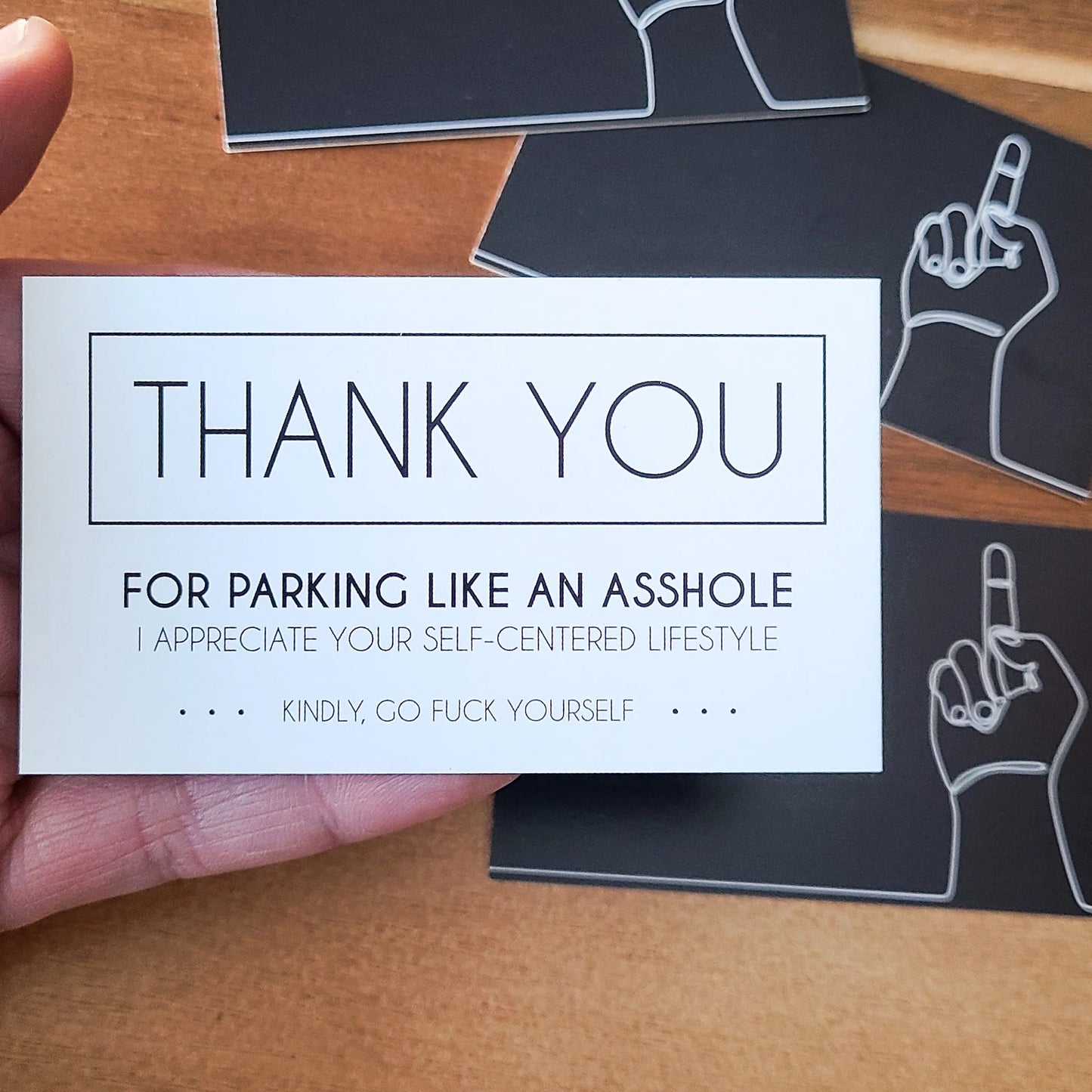 CARDS- Thank you Asshole