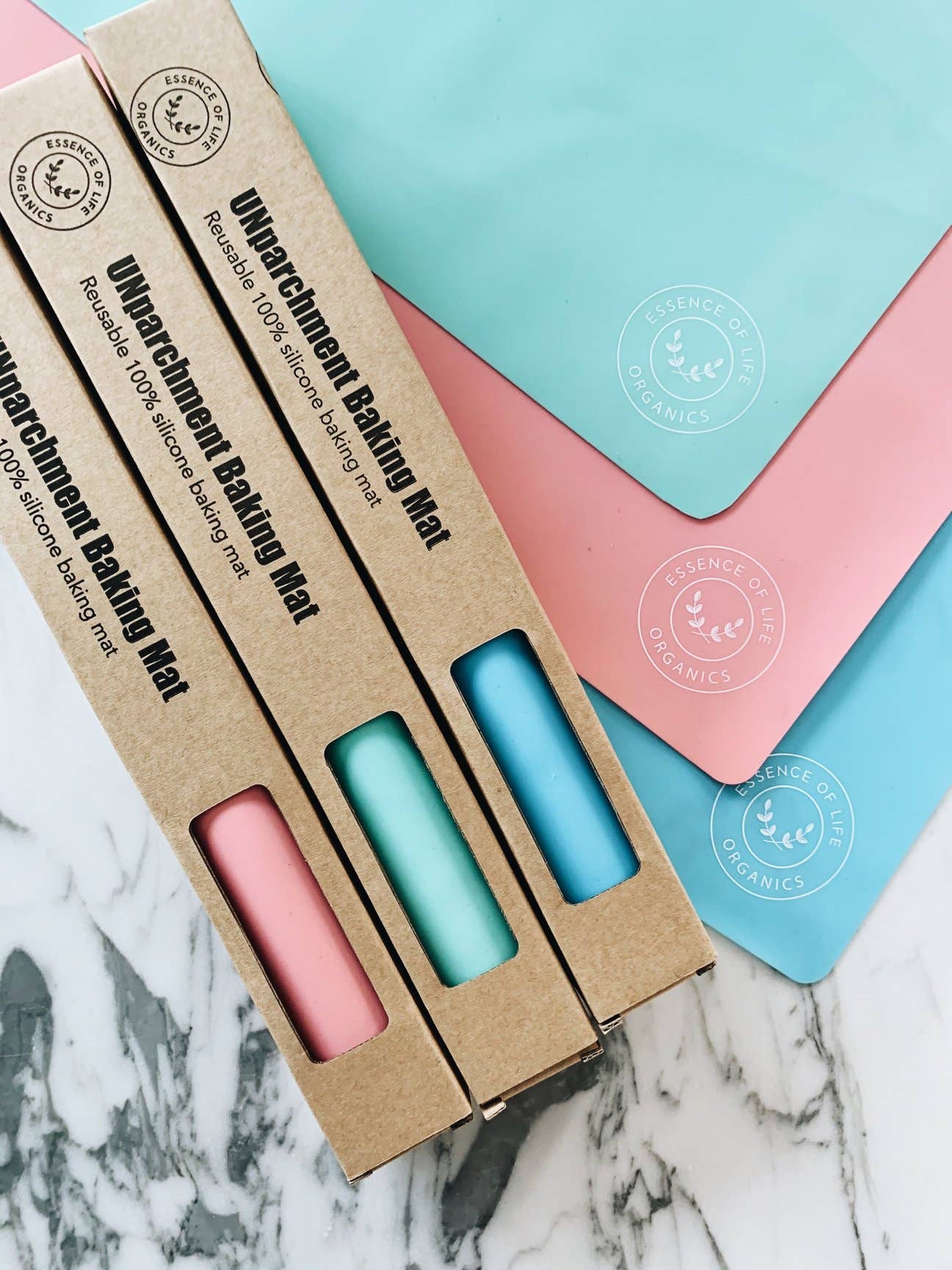 UN-parchment Reusable Silicone Baking Mat- Teal