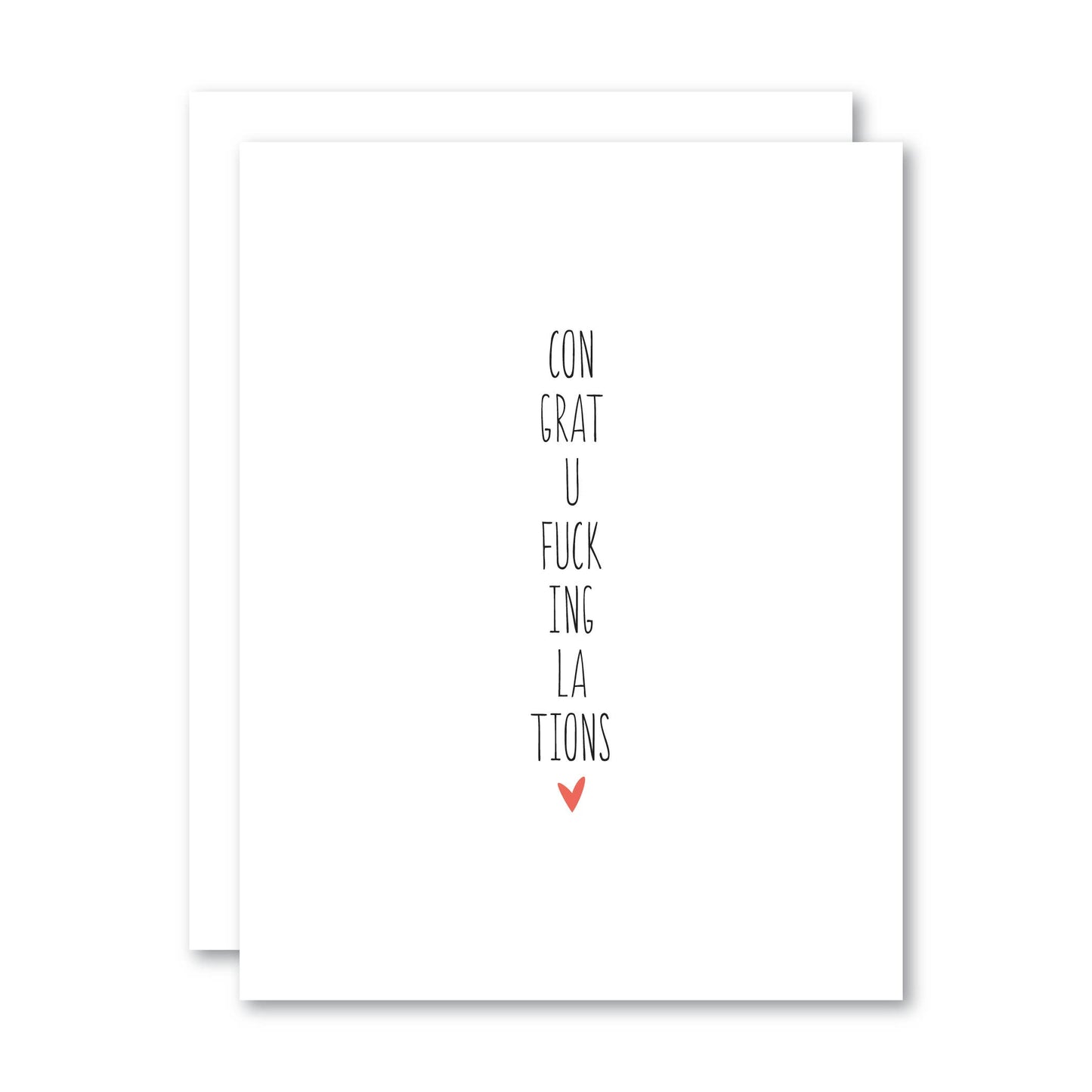 Congratufuckinglations / Card
