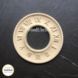 WoodUbend Clock open centre clock small