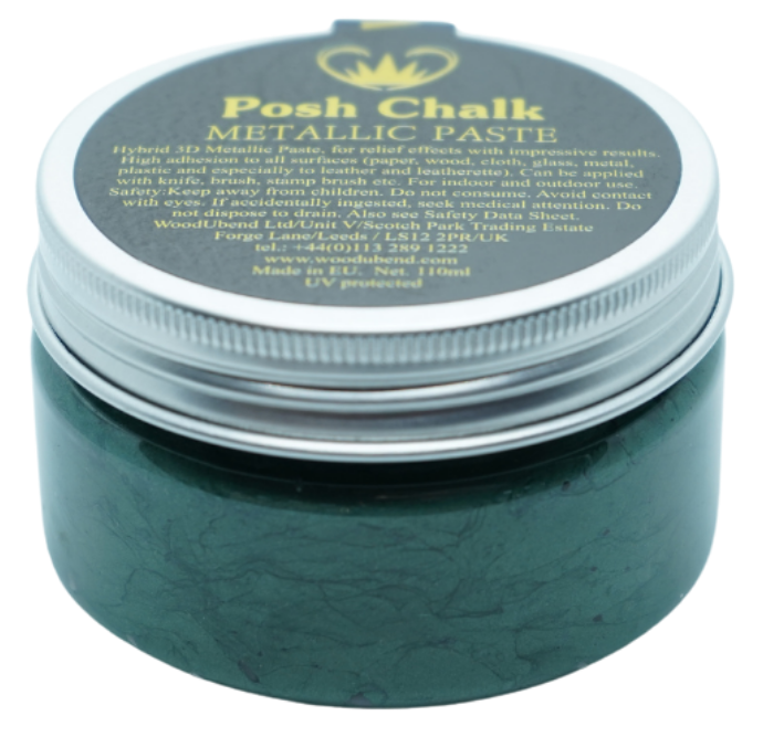 Posh Chalk Smooth Metallic Paste Dark Green
