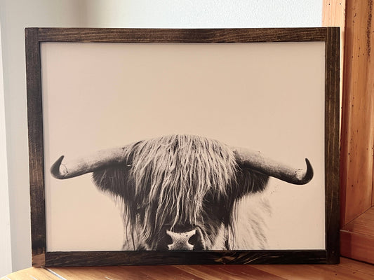 Highland Cow: 9x12 / Jacobean