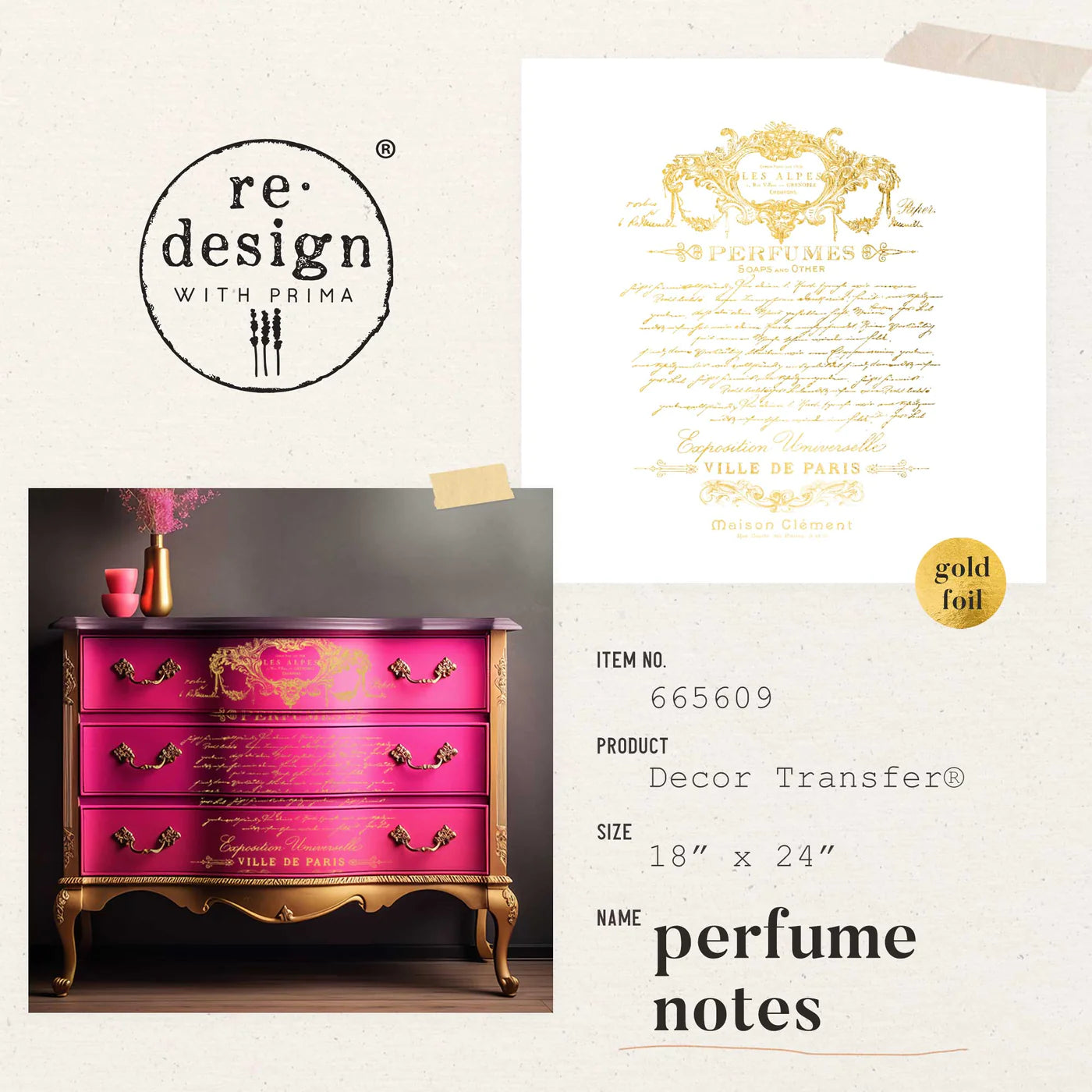 Gold Foil - Perfume Notes (Kacha)