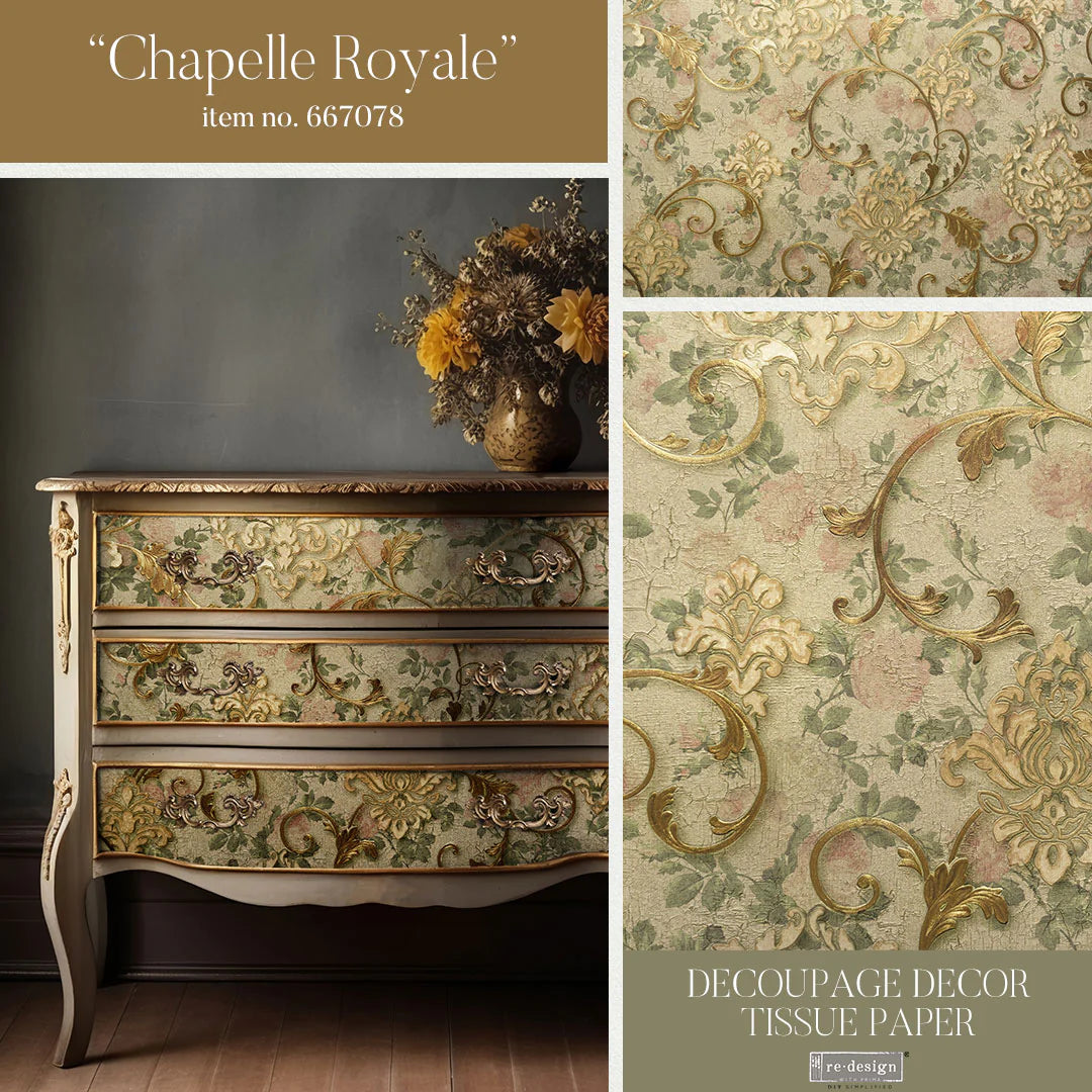 Chapelle Royale - Decor Tissue paper
