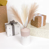 Love You - 6" Vase with Pampas Grass