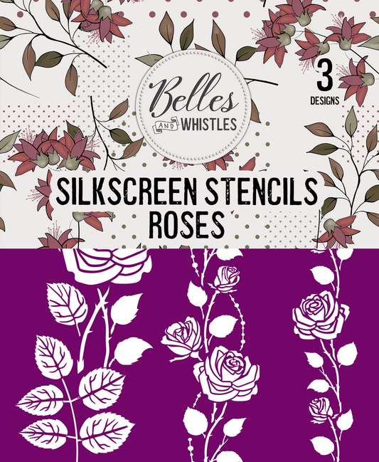 DBP Silkscreen Stencil Roses