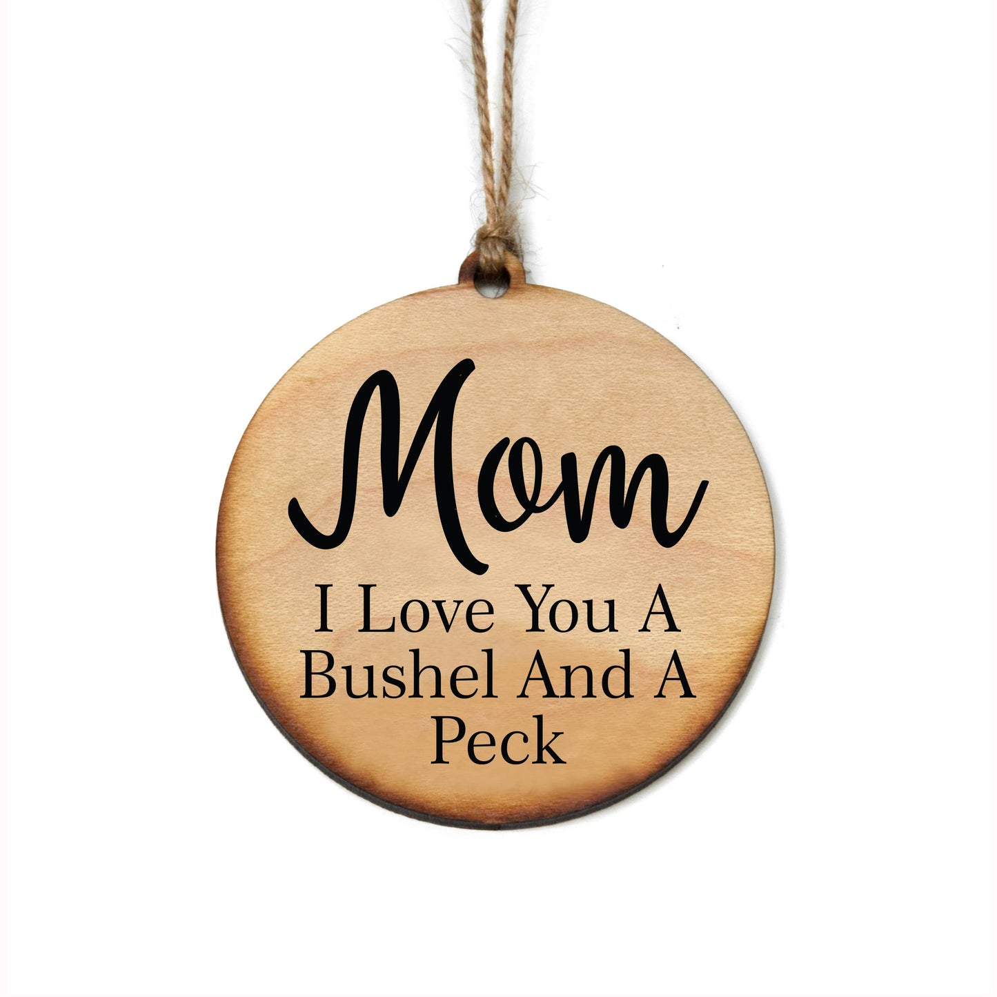 Mom Bushel and A Peck Ornaments
