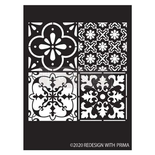 Coastal Tile Stencil
