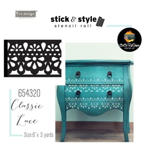 CeCe Restyled - Classic Lace Stick and Style Stencil