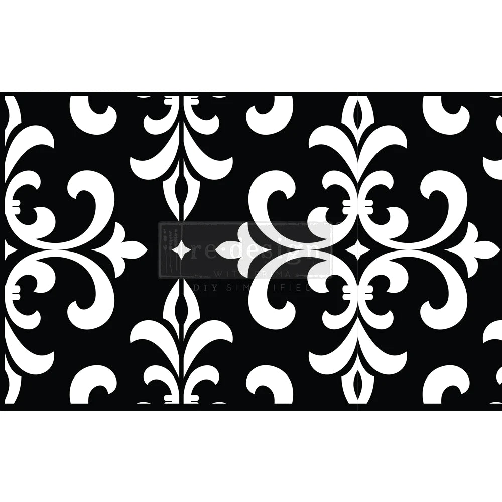 Modern Damask- CC Restyled Stick and Style Stencil
