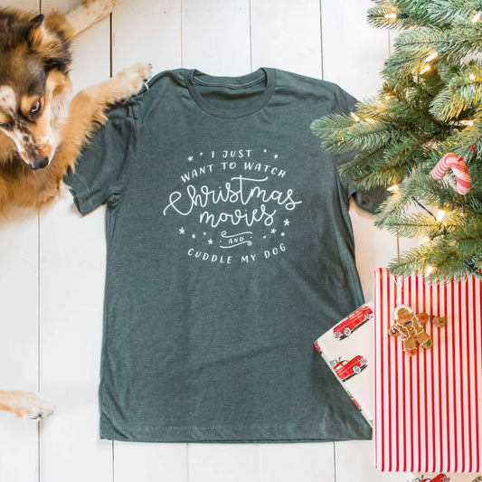 Christmas Movies and DOG Cuddles