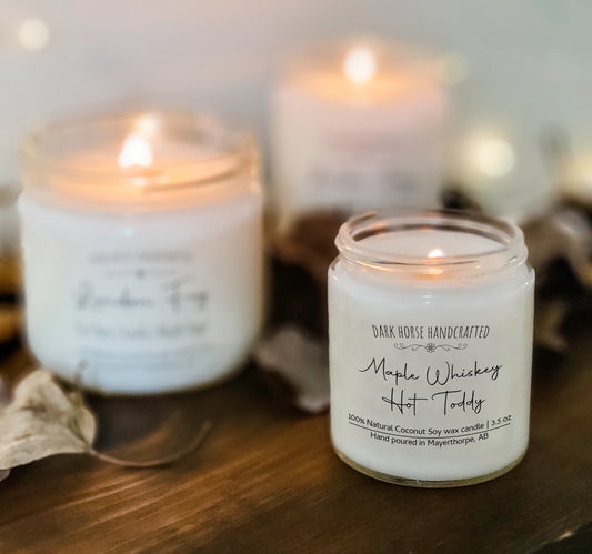 Maple Whiskey Hot Toddy- Soy Candle