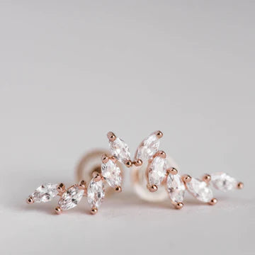LEAF CLIMBER EARRINGS