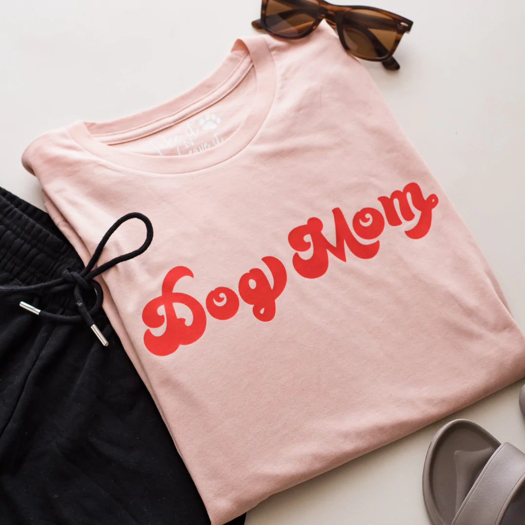 Retro Dog Mom Tee