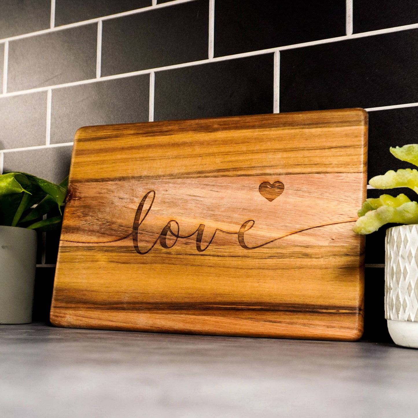 Engraved Wood Board - Love