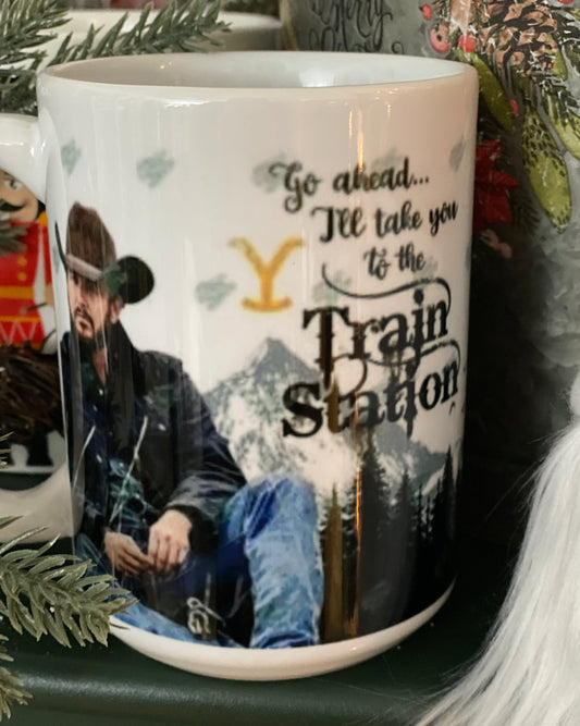 RIP Train station Mug