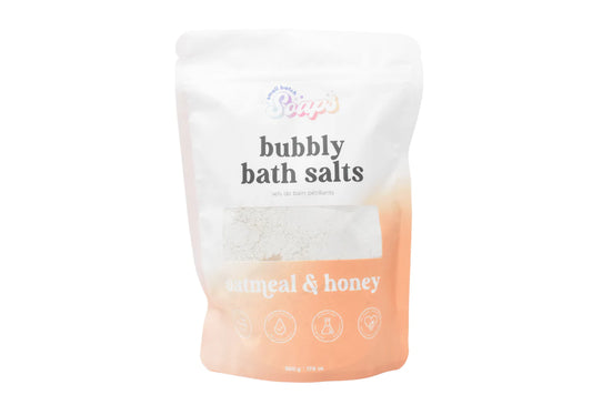 oatmeal & honey bubbly bath salts