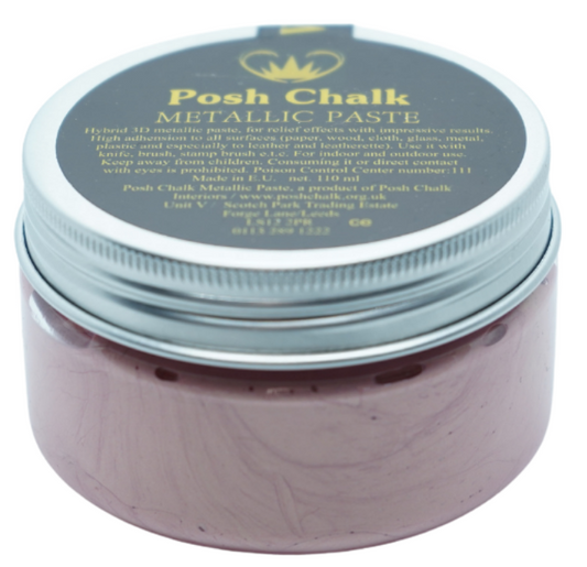 Posh Chalk Smooth Metallic Paste Rose Gold